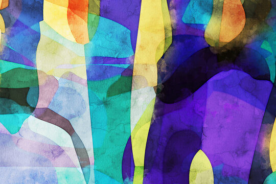 Beautiful colorful abstract geometric texture