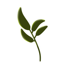 Aesthetic Leaf Simple For Decoration Ornament