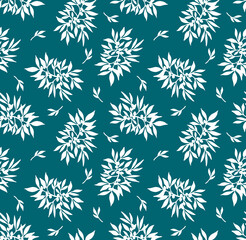 Seamless flowers pattern, floral print.
