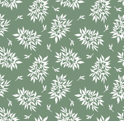 Seamless flowers pattern, floral print.