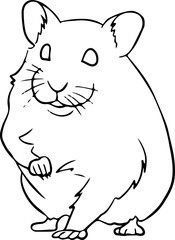 sketch hamster