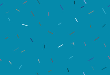 Colorful geometric abstract background, geometric pattern, lines round style. on blue background.