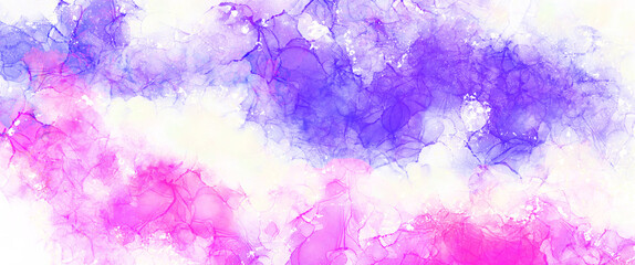 桜をイメージしたピンクの水彩背景素材