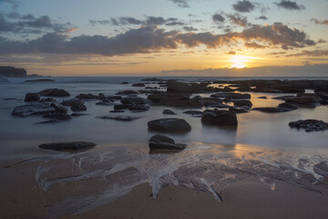 Long Exposure at Sunrise at Spoon Bay