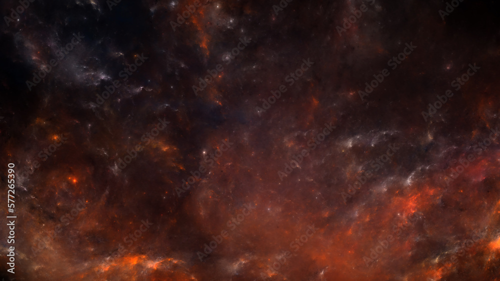 Canvas Prints burning forge of stars nebula - sci-fi nebula - good for gaming and sci-fi related content