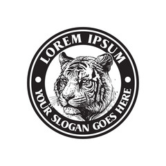 tiger logo , animal logo vector