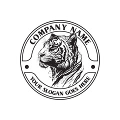 tiger logo , animal logo vector