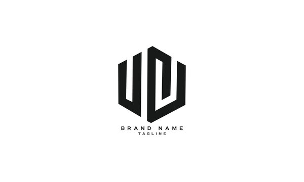 UPJ, WPJ, UJP, WPU, UJ, JU, Abstract initial monogram letter alphabet logo design