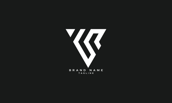 YCNR, YUNR, YCR, YUR, Abstract initial monogram letter alphabet logo design
