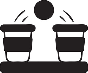 Cup Mug icon symbol isolated design vector image. Illustration of the coffe cup design image. EPS 10