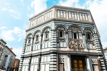 Fototapeta premium Baptistery of St. John Battistero di San Giovanni, Florence, Tuscany, Italy
