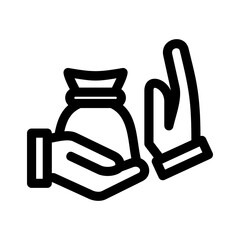 bribery icon or logo isolated sign symbol vector illustration - high quality black style vector icons
