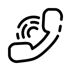 calling icon or logo isolated sign symbol vector illustration - high quality black style vector icons
