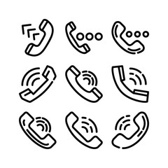 Obraz premium calling icon or logo isolated sign symbol vector illustration - high quality black style vector icons 