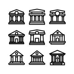 court icon or logo isolated sign symbol vector illustration - high quality black style vector icons
