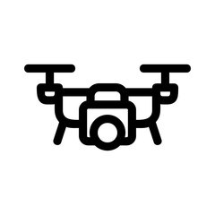 drone icon or logo isolated sign symbol vector illustration - high quality black style vector icons
