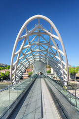 The Bridge of Peace over the Kura (Mtkvari) River, Tbilisi