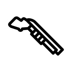 shotgun icon or logo isolated sign symbol vector illustration - high quality black style vector icons
