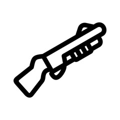 shotgun icon or logo isolated sign symbol vector illustration - high quality black style vector icons
