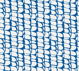 Naklejka premium Seamless geometric pattern, retro print.