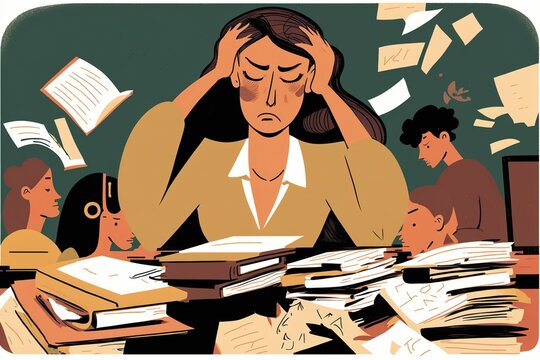 Stressed Teacher Images &#8211; Browse 24,460 Stock Photos, Vectors, and ...