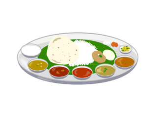 南インドのカレーセット、ミールス