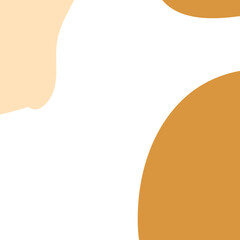 Boho Neutral Abstract Shapes Edges