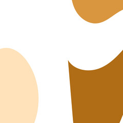 Boho Neutral Abstract Shapes Edges