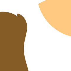 Boho Neutral Abstract Shapes Edges