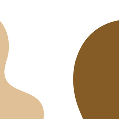 Boho Neutral Abstract Shapes Edges