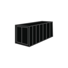 illustration vector graphic symbol cargo container