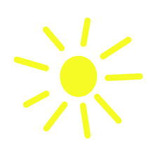 sunhine on the sky sunny light day kids 