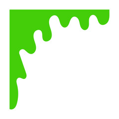 Dripping liquid abstract 3d rendered illustration