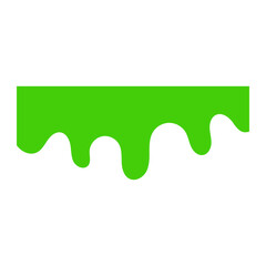 Dripping liquid paint brush