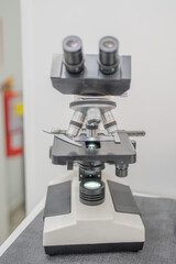 Fototapeta na wymiar Laboratory microscope