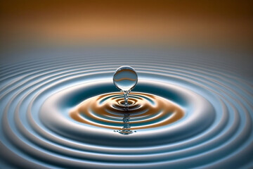 Fototapeta na wymiar Beautiful Water Drop Photography