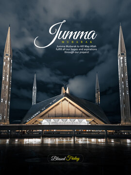 Jumma Mubarak (translation: blessed friday) Islamic Post