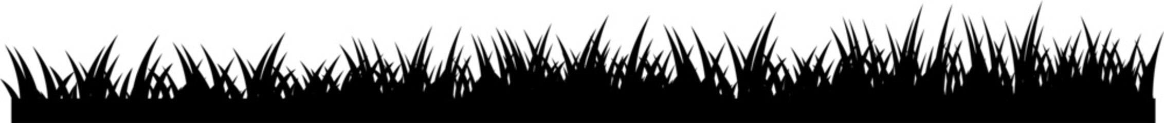 Silhouette Grass Illustration