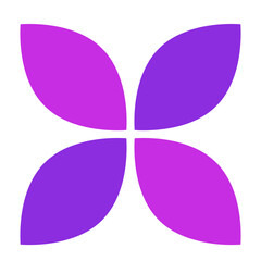 Modern geometric shape set of butterfly