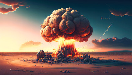 A Nuclear Blast Rocks the Urban Landscape