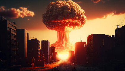 A Nuclear Blast Rocks the Urban Landscape