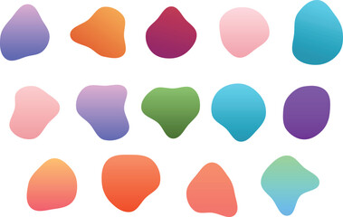 Modern Abstract Gradient Shape