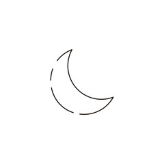 Obraz na płótnie Canvas moon and stars icon vector