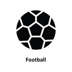 Football Vector  solid Icons. Simple stock illustration stock