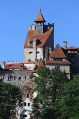 The Bran castle from Transylvania in Romania is an important tourist and cultural attraction. Dracula's Castle.