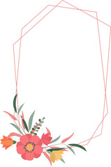 Flower Frame Illustration