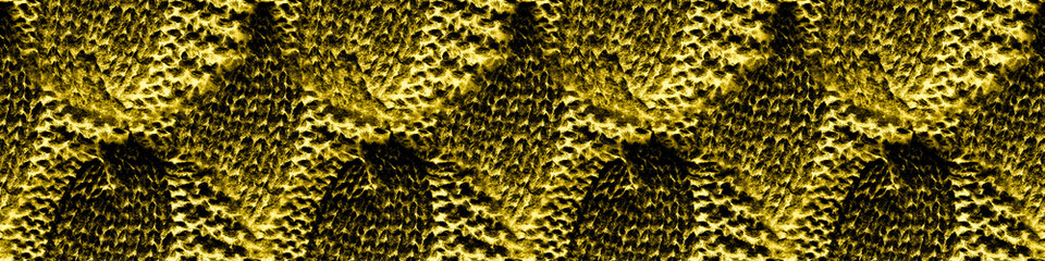 Knit Fabric Rib. Sun Seamless Background. Metal