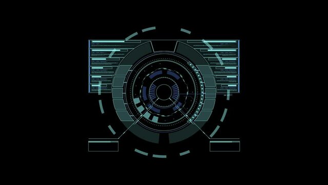 Modern spy technology for scanning and tracking location on the map from the satellite camera view. Global searching