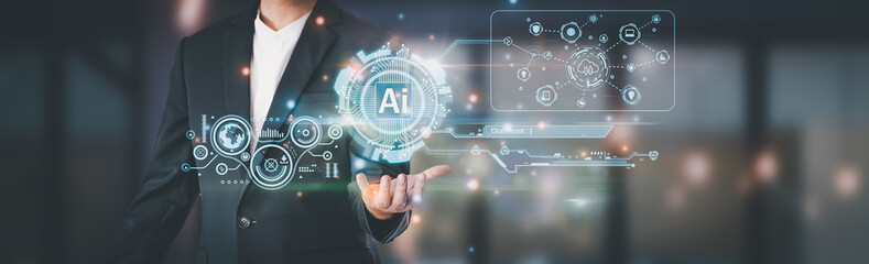 Businesspeople may use the Internet to connect financial networks and do information searches on their mobile devices utilizing artificial intelligence.