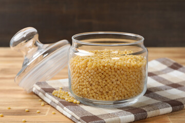 Concept of cooking, uncooked ptitim, cooking ptitim